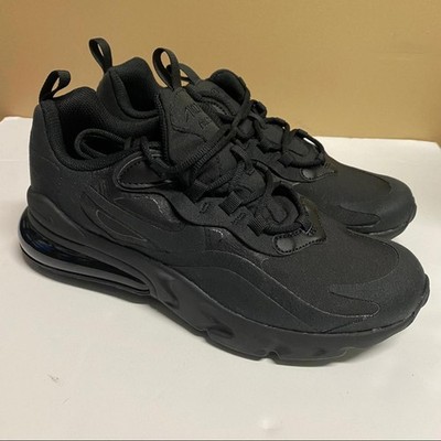Nike Air Max 270 React Black/Black 7y (GS) Shoes Sneakers BQ0103 004 NO BOX