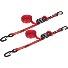 SpeedStrap 1" Ratchet Tiedowns With Snap S Hooks - 2 Pack |