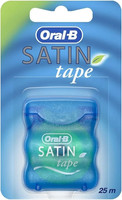 Oral-B Satin Floss Mint Dental Tape Comfort Grip Packs of 25m