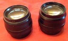 Vintage Pair 2 Bausch Lomb 8 1/4 f4.5 Barrel Lenses
