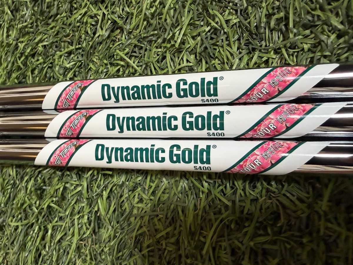 3) True Temper Dynamic Gold Tour Issue AZALEA MASTERS S400 Stiff