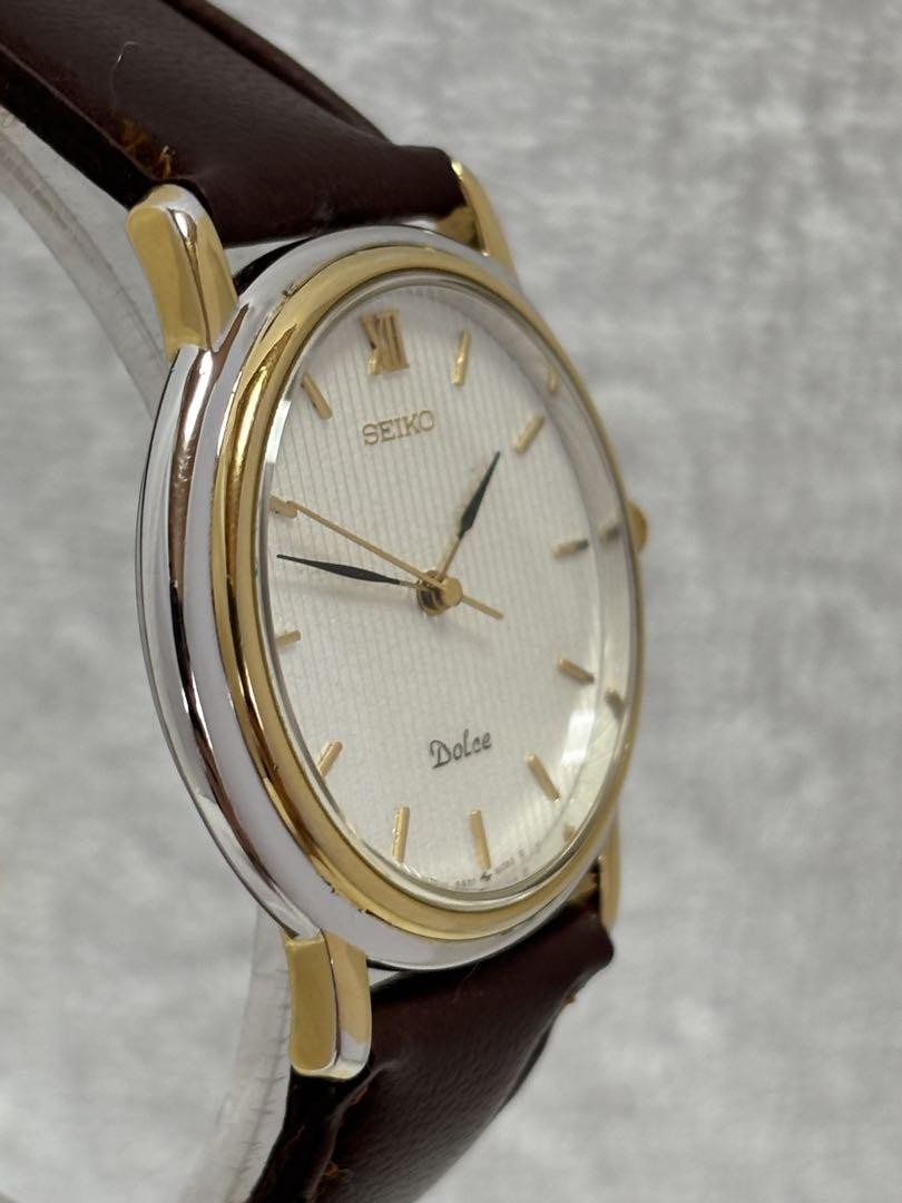 腕時計 SEIKO セイコー DOLCE ドルチェ 5S21-6010 クオーツ ユニ 