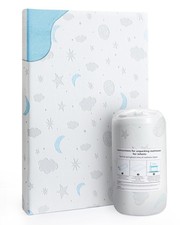 Pack and Play Mattress 38x26'' Breathable Soft Plush Memory Foam for Baby Tod...