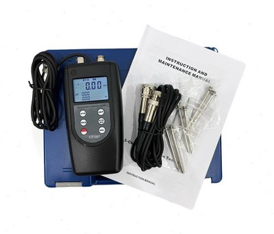 Multichannel Vibrometer with 3 Parameters Velocity Acceleration and Displacement