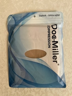Doc Miller Open Toe Compression Sleeves 20-30mmHg-1 Pair-Skin/Nude-4X-Large