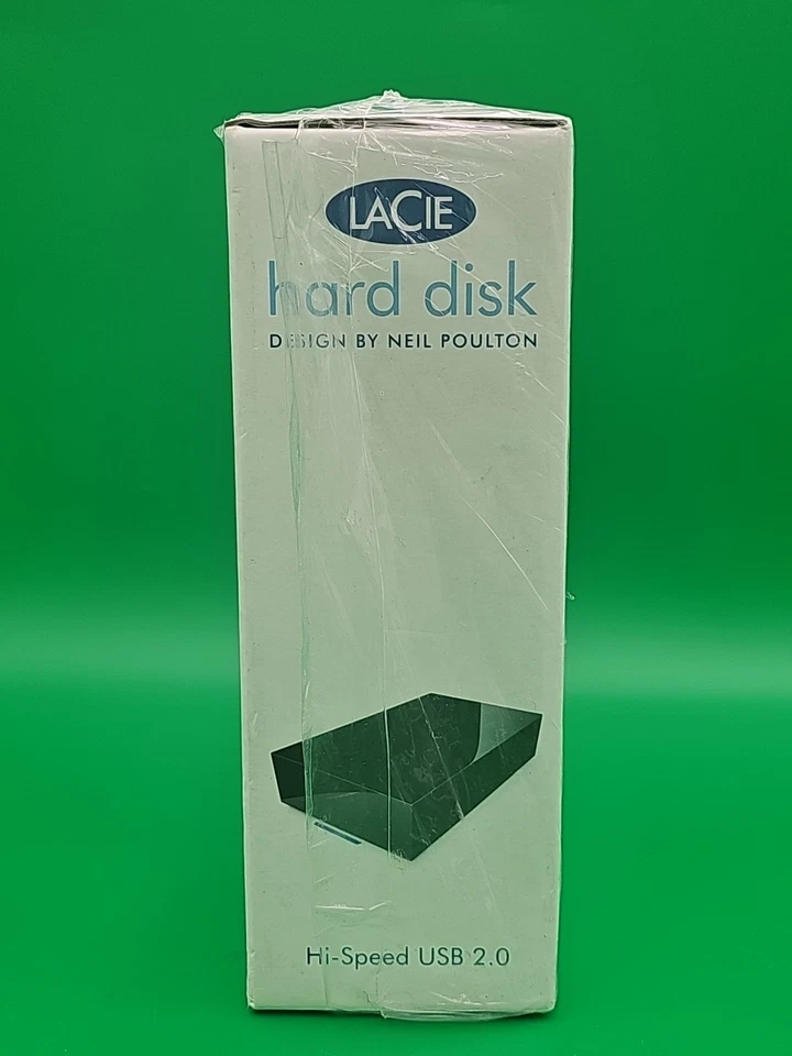 LaCie 750 GB USB 2.0 Desktop External Hard Drive Design by Neil Poulton 301303U - Image 4 of 4