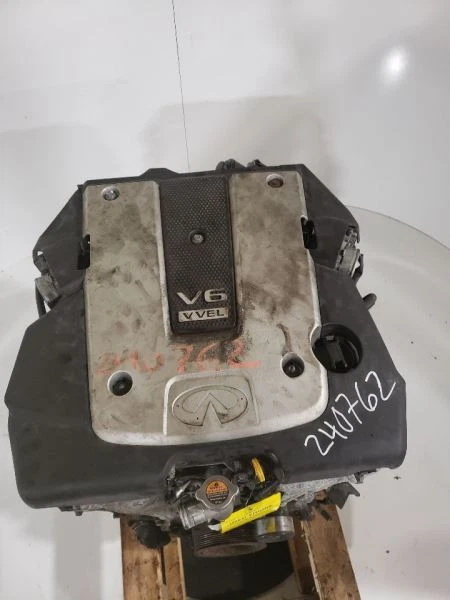 Engine 3.7L VIN B 4th Digit VQ37VHR AWD Fits 11-13 INFINITI M37 1214361 - Image 2 of 4