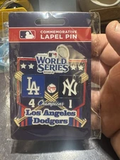 Los Angeles Dodgers 2024 World Series Champions Large Commemorative Dueling Pin 