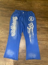 Hellstar sweatpants Flared blue size 2xl