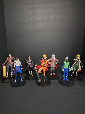 7 Piece Naruto Figure 7'' Uchiha Sasuke, Uzumaki, & More PVC Anime Collectibles 