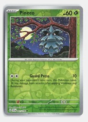 Pineco 001/198 Reverse Holo Scarlet & Violet Base Set