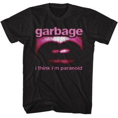 Garbage Paranoid Mouth American Classics Herren T-Shirt Schwarz Kurzarm