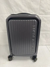 Delsey Paris 22" Front Lid Carry-On Hardside Spinner Luggage, Graphite