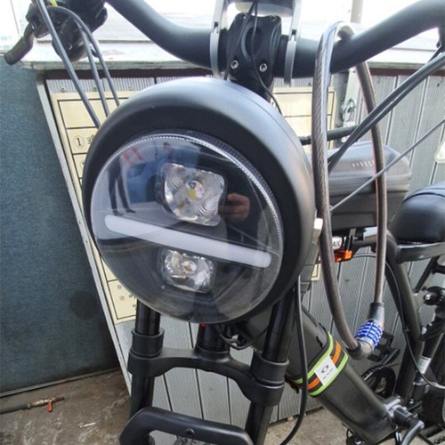 5.75 Motorcycle Headlight Housing Headlamp Light Bulb Bucket - Picture 7 of 10