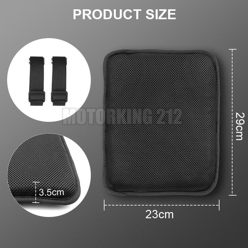 Motorcycle Comfort Gel Seat Cushion Cover w/Sleeve Pillow Pad Pressure Relief AU eBay