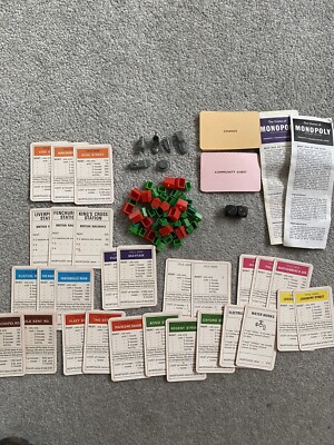 Monopoly Brettspiel Ersatzteile Spielfiguren Chance Regeln Häuser und mehr