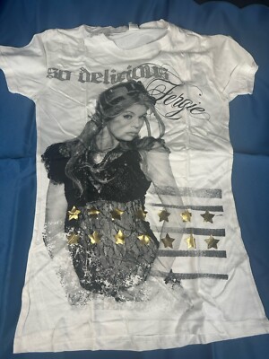 NOS Fergie  So Delicious  Shirt Sz Women s Medium Black Eyed Peas