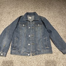 Vintage Nightmare Before Christmas Jack Disney Jean Jacket Sz Lg Kids 10/12