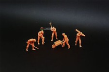 1/72 World War Ii German Engineers 5pcs Person Group Prime 3d Printed Soldier
