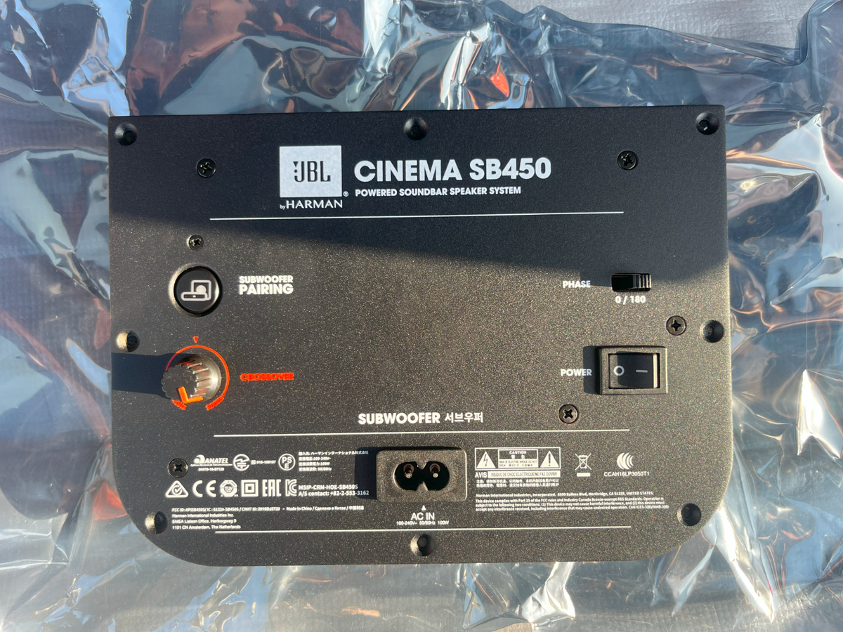 JBL Cinema SB450 Wireless Subwoofer,CONTROL PANEL REPLACEMENT | eBay
