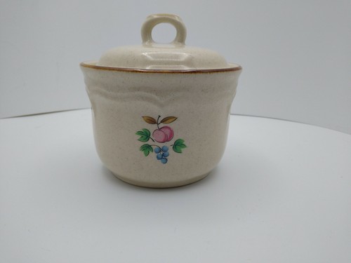 International Stoneware Heartland Sugar Bowl with Lid Japan - Picture 3 of 9