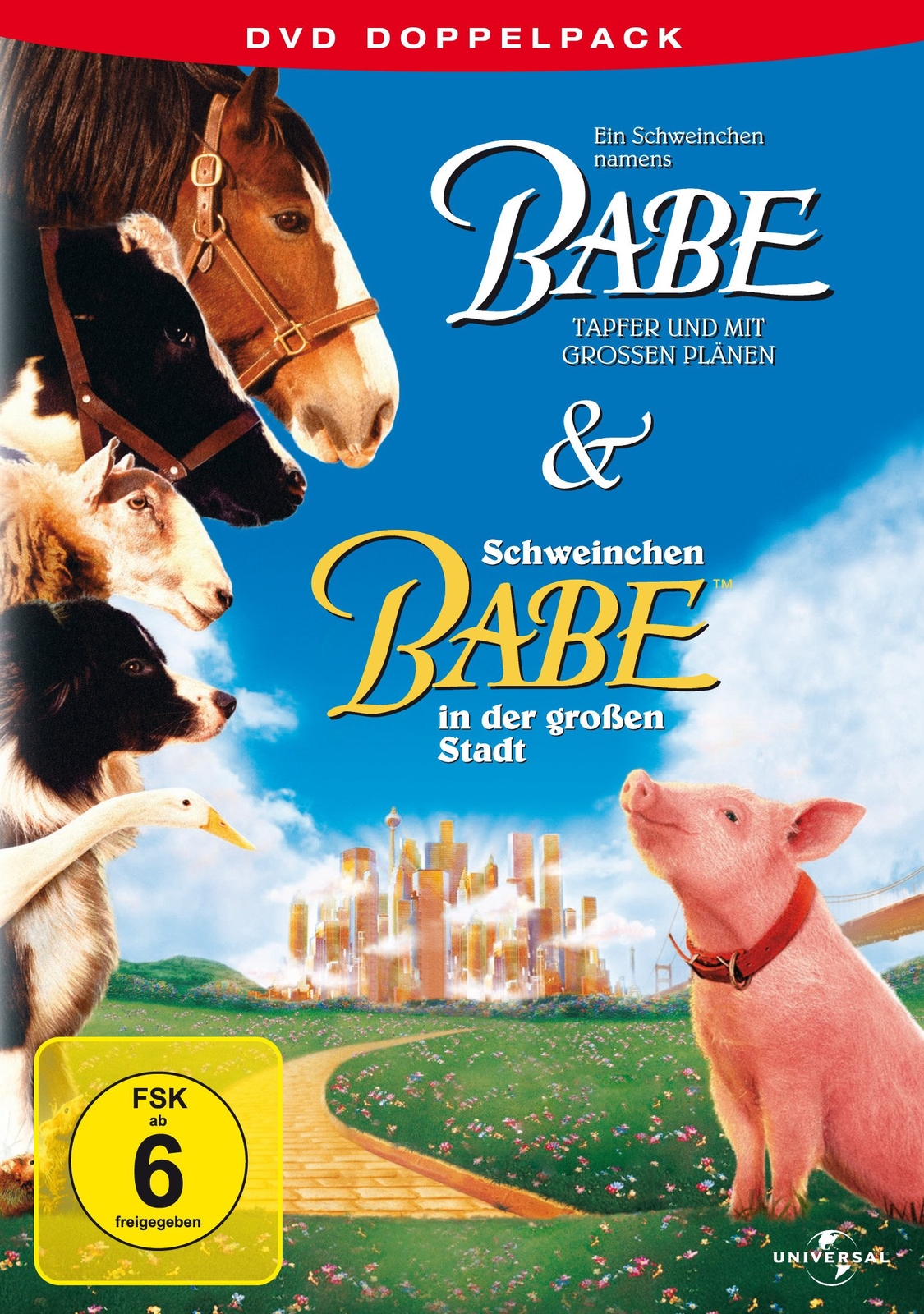 Ein Schweinchen namens Babe & Schweinchen Babe in der großen Stadt (DVD)