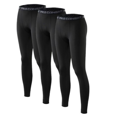 HYCOPROT 3X Men's Compression Athletic Tights Leggings Base Layer Bottoms  Med | eBay UK