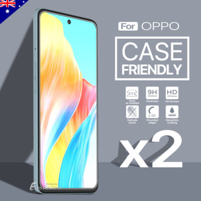 2x Tempered Glass Screen Protector For OPPO A5 A80 A60 A40 Reno13 11 F A18  A58 Australia