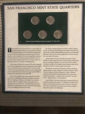 DISTINCTION 5冊 COMMEMORATIVE LIMITED EDITION 2012 SAN FRANCISCO MINT STATE