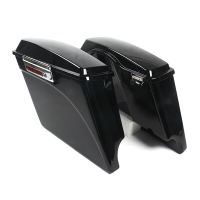 Extended Stretched Hard Saddlebags for Harlay Electra Glide Road Glide 1993-2013