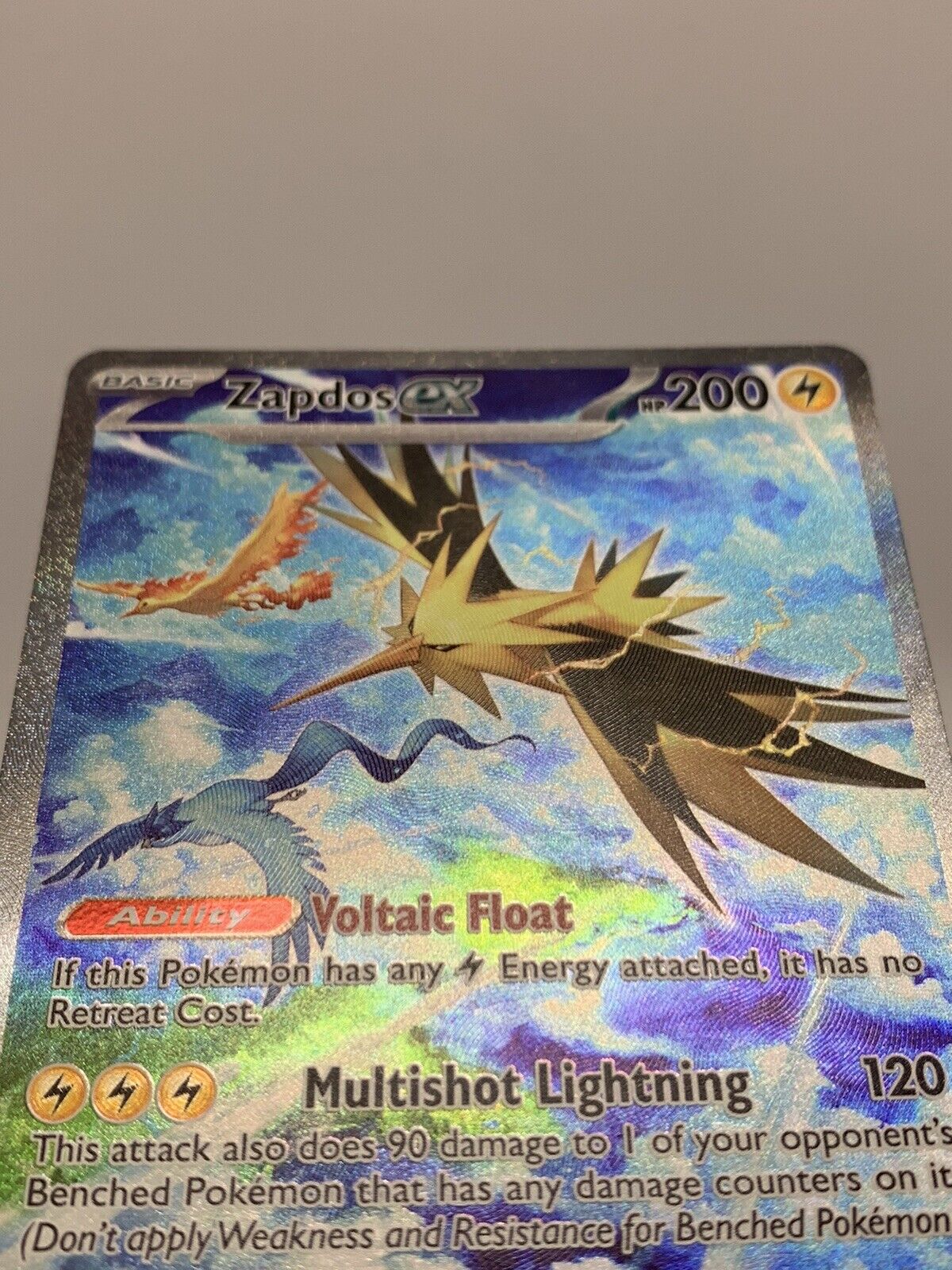 POKEMON 151 - Pokémon - Graded Card Zapdos EX - Special Art - 202