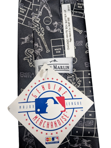 Chicago White Sox LICENSED MLB Necktie by Ralph Marlin 3839s - Picture 3 of 3