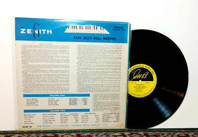 輸入CD Zenith Six, Jelly Roll Morton, Play Jelly Roll Morton  BCD12  /00110 Zenith 6 Play Jelly Roll Morton Volume Two, LP 1965 - NM