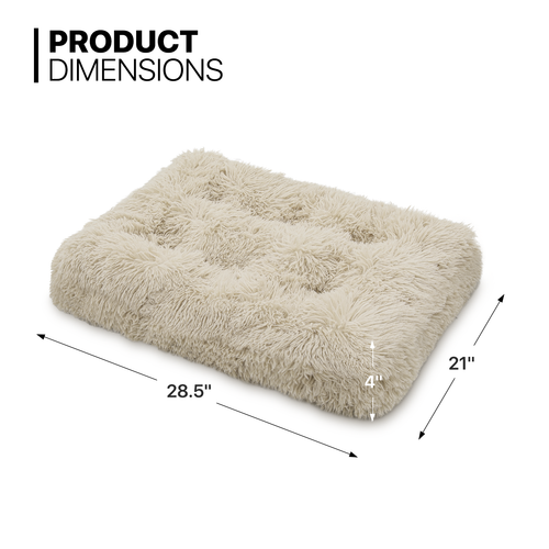 Pet Dog Cat Bed Fluffy Plush Soft Cuddler Cushion Washable Sleeping Kennel Nest - Picture 3 of 24