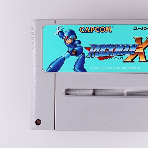 Mega Man X Capcom Super Famicom Cartridge SFC SNES (Japan) - Picture 3 of 7