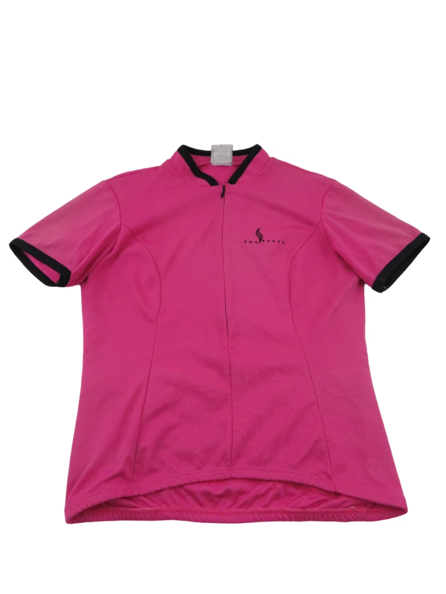 Las mejores ofertas en Camisetas de ciclismo de color rosa para De