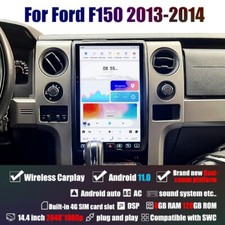 14.4" Android 11 Tesla Vertical Screen Carplay Gps Radio For Ford F150 2009-2014