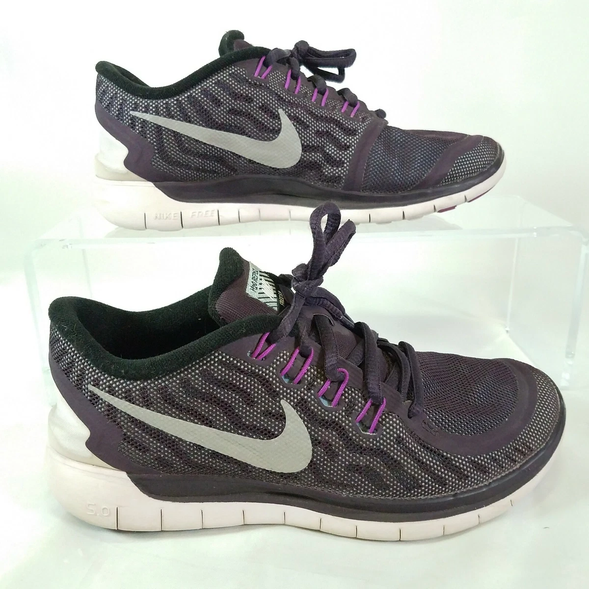 Nike Free 5.0 Women&#039;s Shoes H20 Repel Size purple water resistant q9 | eBay