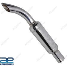 Neu Mini Vertikal Auspuff Schalldämpfer Verchromt Für Massey Ferguson T35 135