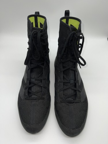 ADIDAS Men’s Box Hog 3 Boxing Shoes Triple Black F99921 Athletic Size 11.5 - Picture 4 of 8