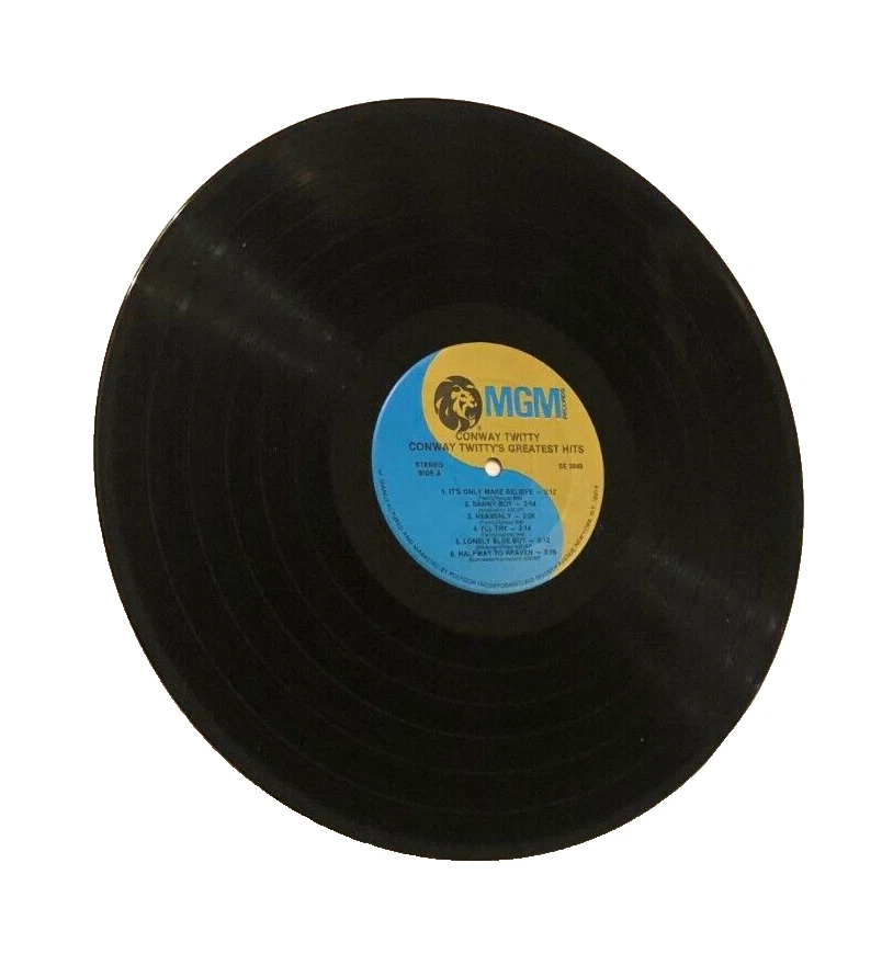 Conway Twitty Greatest Hits SE3849 Stereo MGM Records C&W Vintage 1960 LP Vinyl - Image 4 of 4