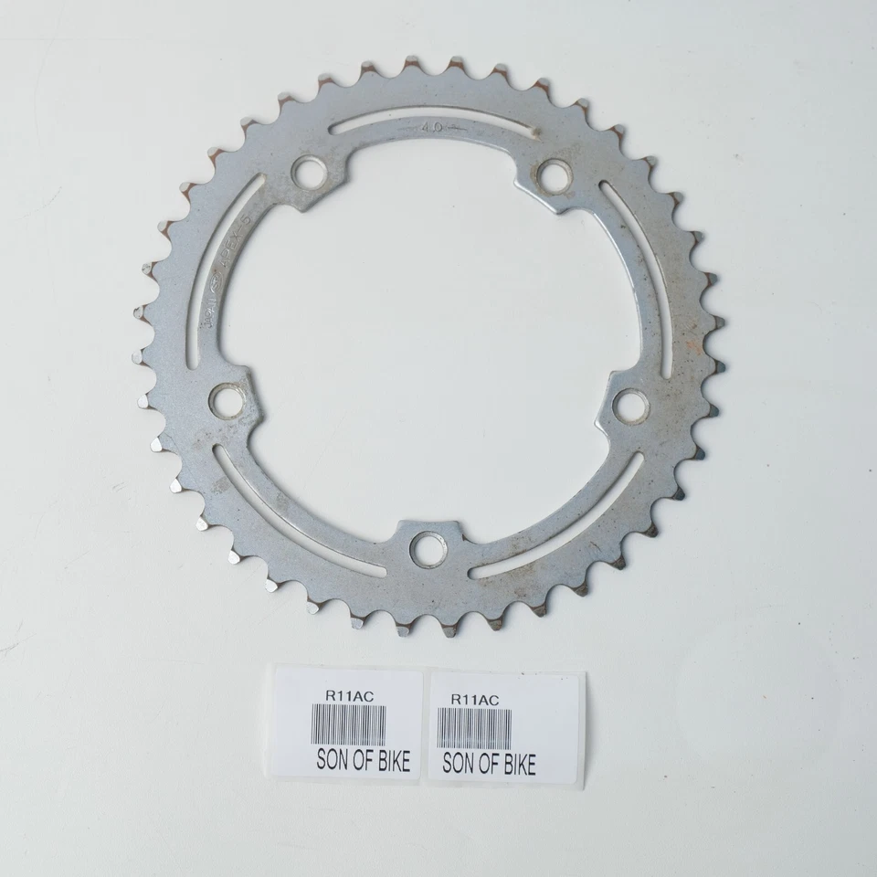 Adaptador prata corrente disco de alimentação BMX 110/130 bcd novo na caixa  - Imagem 2 de 4