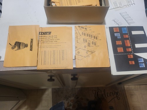 Vollmer Box of Surplus misc building Parts, plans. Parts and condition as shown - Picture 6 of 11