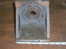 90 Degree Right Angle Plate, One side cored, Approximate 6" cube, Used