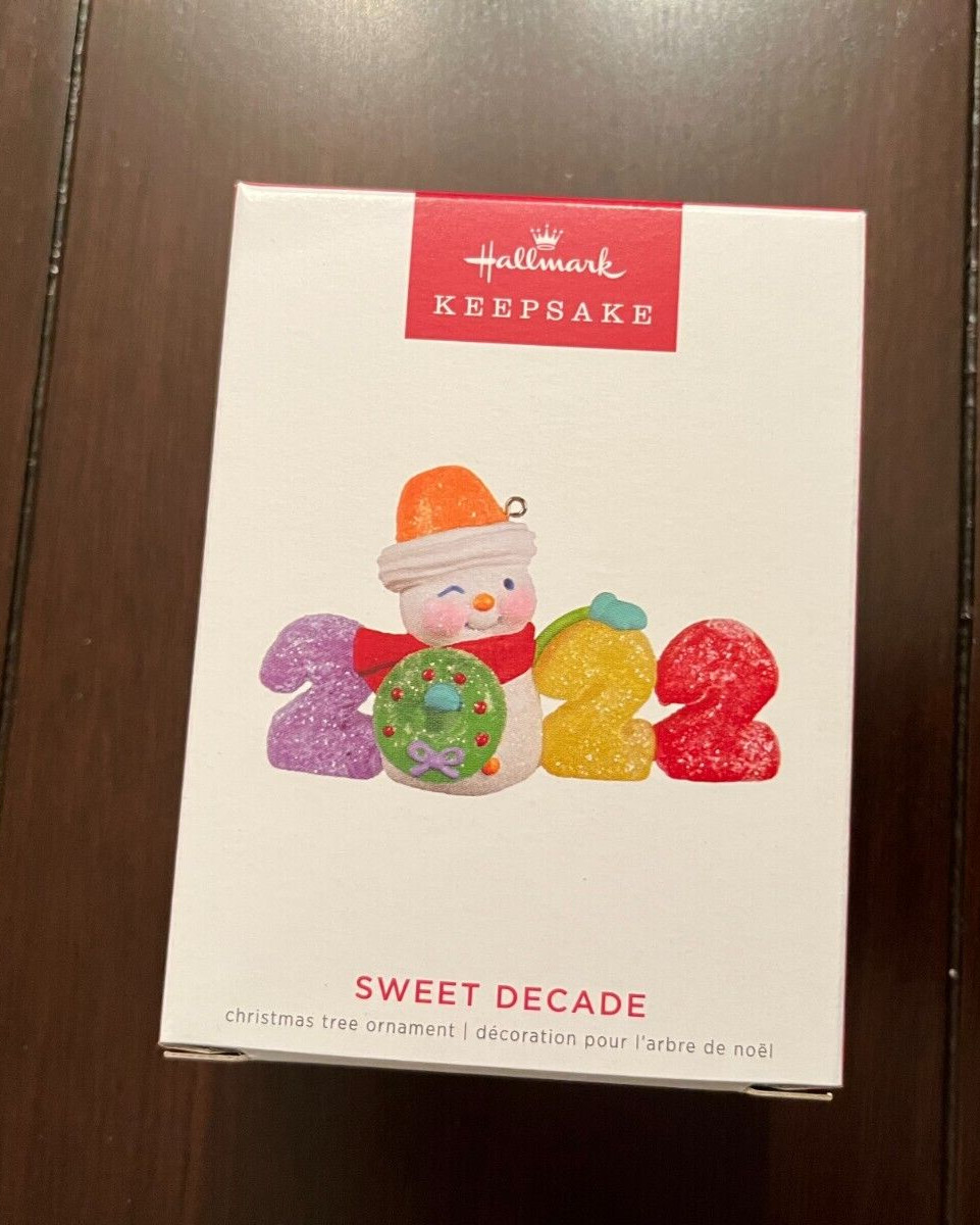 2022 Hallmark Keepsake Ornament SWEET DECADE 3rd in Series NEW