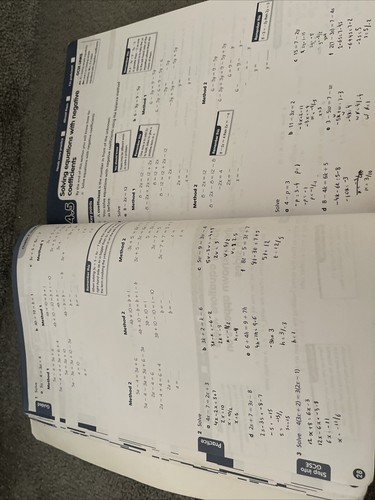 Edexcel Award in Algebra Level 2 Workbook. Most Of The Book Has Writing Inside - 第 1/7 張圖片