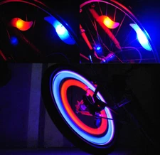 LED SPOKE REFLECTOR Bicycle Mountain/Race Bike Riding Wheel Rim safety Warning