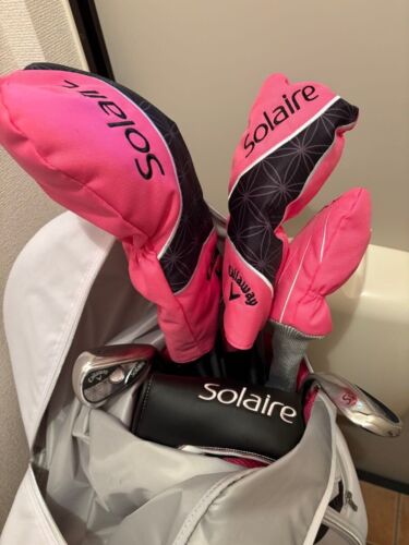 CALLAWAY SOLAIRE Golf Club Set for Ladies Pink with Cart Bag - Picture 4 of 7