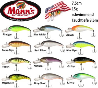 Quantum Mann's Acc-Trac 11-13 Wobbler 7,5cm 15g schwimmend Tauchtiefe 3,5m