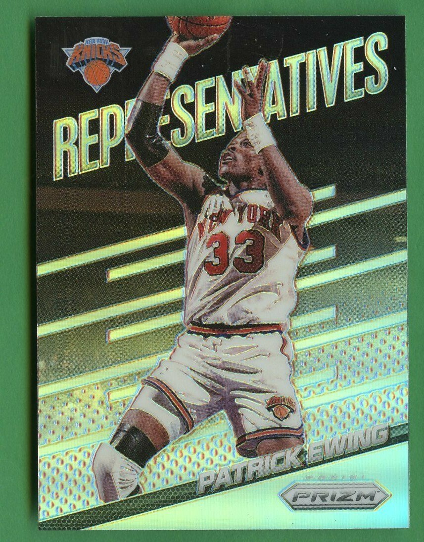 PATRICK EWING 2014-15 PRIZM BASKETBALL REPRESENTIVES SILVER PRIZM KNICKS